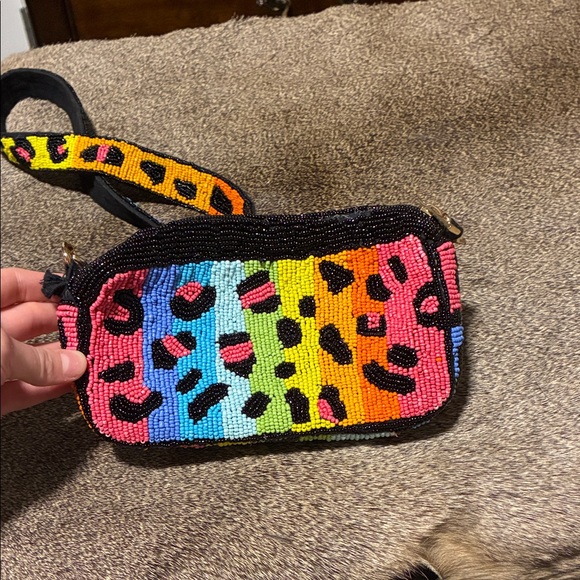 Shirdee Handbags - Colorful Beaded Crossbody Bag